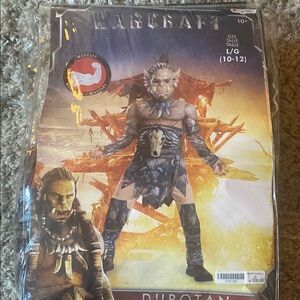 Disguise Warcraft Durotan Kids Costume - Brown and Black